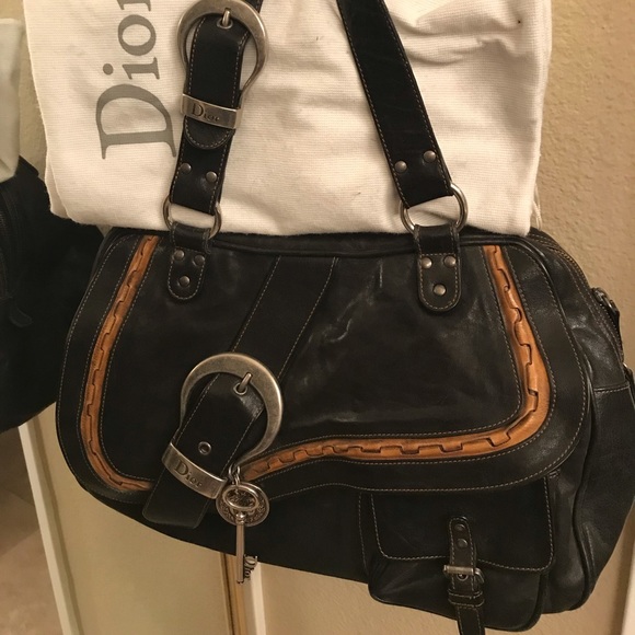 Dior hand bag very good condition lots of pocket - Picture 1 of 7